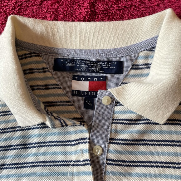 tommy hilfiger striped polo shirt - Picture 5 of 6